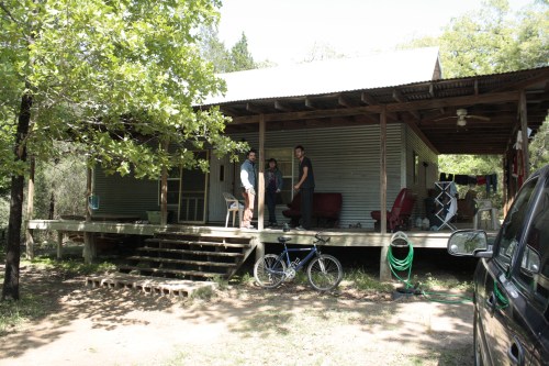 Los chicos en la terraza